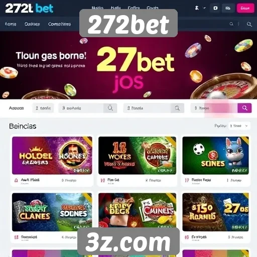 Visão geral da interface do usuário no 272bet